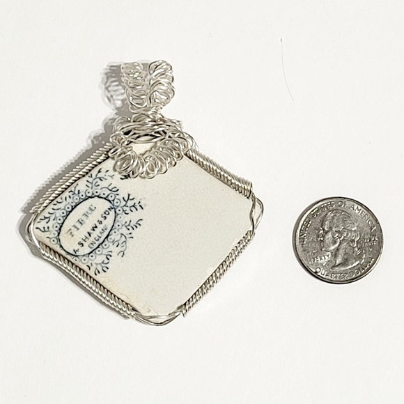 Rare Sea Pottery Pendant - Picture 9 of 11